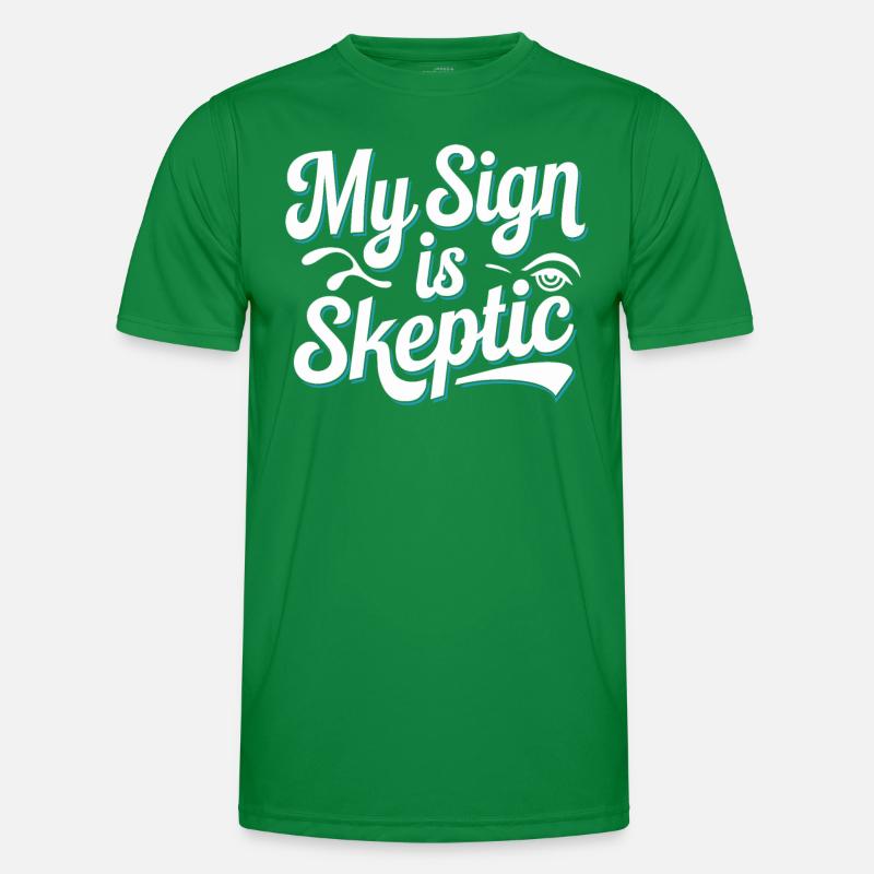 Astrologie-skeptiker: Kritisches Denken Männer Funktions-T-Shirt