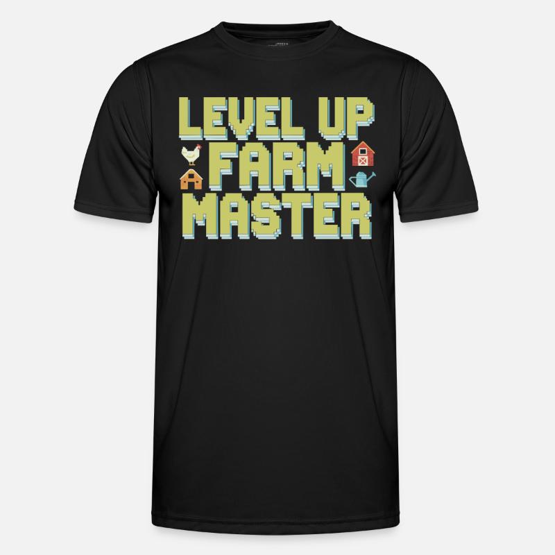 Farming Simulator Virtual Farming Game Fan Farm Männer Funktions-T-Shirt
