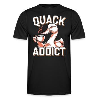 propriétaires de canards domestiques, amoureux des canards, - T-shirt sport Homme - noir - Devant - AI Model Male 178 dark (178cm)