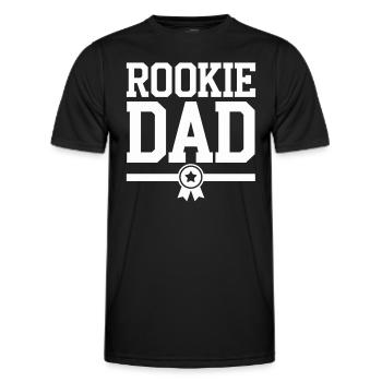 Parenthood humor New fathers have for the first time - Men's Functional T-Shirt - black - Front - AI Model Male 178 dark (178cm)