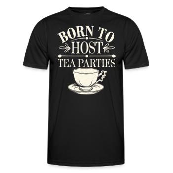 Geschichtsfächer Aus Der Viktorianischen Zeit, - Männer Funktions-T-Shirt - Schwarz - Vorne - AI Model Male 178 dark (178cm)