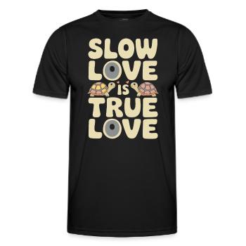 Schildkrötenpflege Für Besitzer Von - Männer Funktions-T-Shirt - Schwarz - Vorne - AI Model Male 178 dark (178cm)