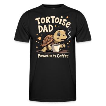 Schildkrötenpflege Für Besitzer Von - Männer Funktions-T-Shirt - Schwarz - Vorne - AI Model Male 178 dark (178cm)