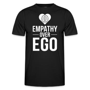 Emotional Intelligence Empathy Advocate Mindful - Men's Functional T-Shirt - black - Front - AI Model Male 178 dark (178cm)