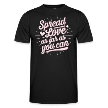 Emotional Intelligence Empathy Advocate Mindful - Men's Functional T-Shirt - black - Front - AI Model Male 178 dark (178cm)