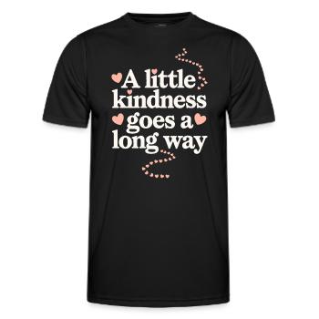Emotional Intelligence Empathy Advocate Mindful - Men's Functional T-Shirt - black - Front - AI Model Male 178 dark (178cm)