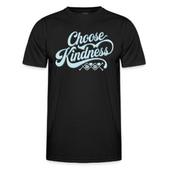 Emotional Intelligence Empathy Advocate Mindful - Men's Functional T-Shirt - black - Front - AI Model Male 178 dark (178cm)