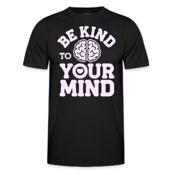 Emotional Intelligence Empathy Advocate Mindful - Men's Functional T-Shirt - black - Front - AI Model Male 178 dark (178cm)
