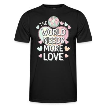 Emotional Intelligence Empathy Advocate Mindful - Men's Functional T-Shirt - black - Front - AI Model Male 178 dark (178cm)