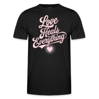 Emotional Intelligence Empathy Advocate Mindful - Men's Functional T-Shirt - black - Front - AI Model Male 178 dark (178cm)