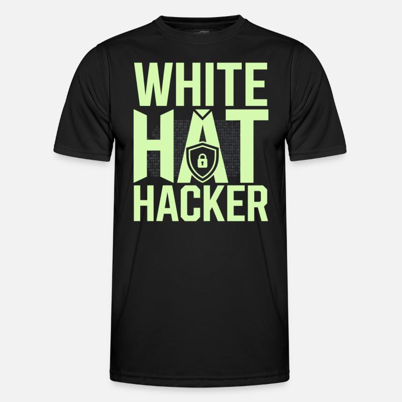 Ethical Hacking Cybersecurity Digital - Men's Functional T-Shirt - black