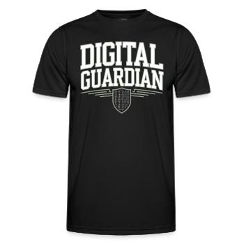 Ethisches Hacking Cybersicherheit Digitale - Männer Funktions-T-Shirt - Schwarz - Vorne - AI Model Male 178 dark (178cm)