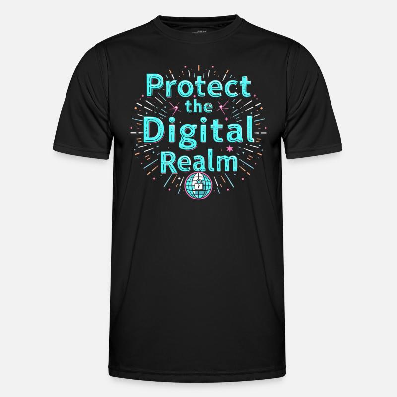 Ethical Hacking Cybersecurity Digital Men's Functional T-Shirt