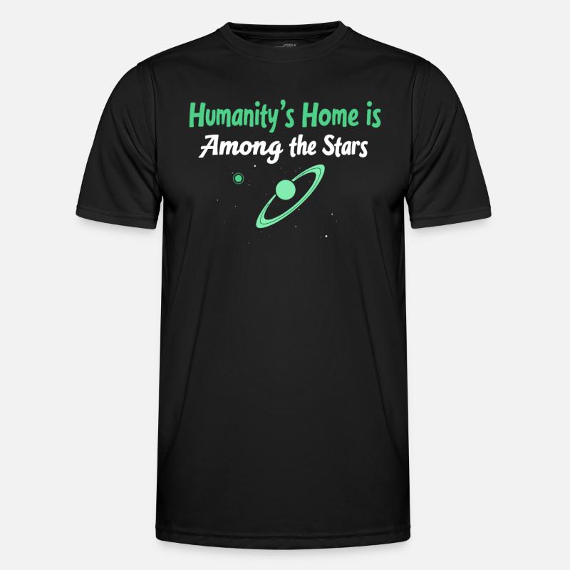 Space Exploration Cosmic Discovery - Männer Funktions-T-Shirt - Schwarz
