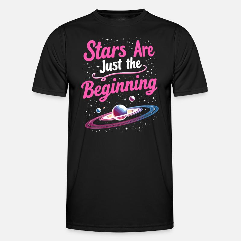Space Exploration Cosmic Discovery - Männer Funktions-T-Shirt - Schwarz