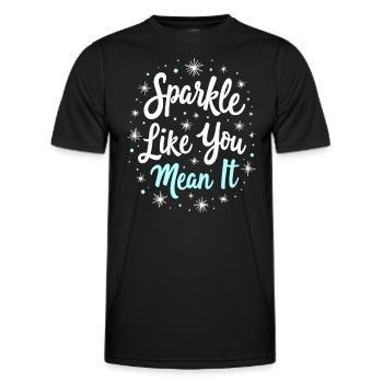 Frühjahrsputz-enthusiasten, Neuanfang Und - Männer Funktions-T-Shirt - Schwarz - Vorne - AI Model Male 178 dark (178cm)
