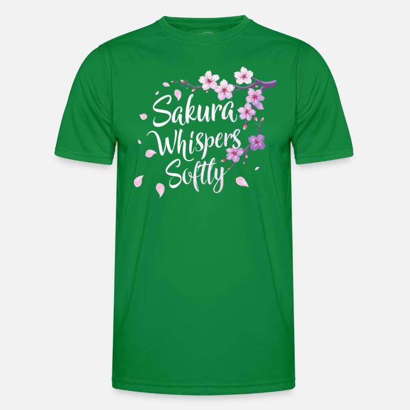 Kirschblüten-enthusiast Sakura Lovers Springtime Männer Funktions-T-Shirt