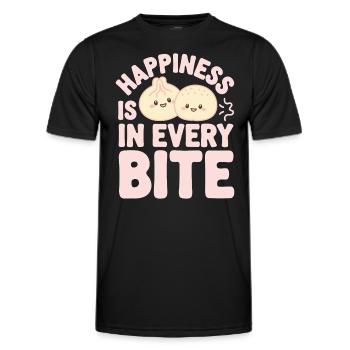 Dim-sum lovers of Chinese cuisine and dumplings - Men's Functional T-Shirt - black - Front - AI Model Male 178 dark (178cm)