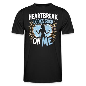 Trennungsermächtigung, Selbstliebe, Neuanfänge - Männer Funktions-T-Shirt - Schwarz - Vorne - AI Model Male 178 dark (178cm)