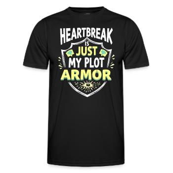 Trennungsermächtigung, Selbstliebe, Neuanfänge - Männer Funktions-T-Shirt - Schwarz - Vorne - AI Model Male 178 dark (178cm)