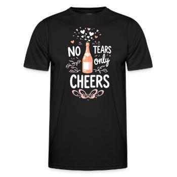 Séparation, autonomisation, amour de soi, nouveaux départs - T-shirt sport Homme - noir - Devant - AI Model Male 178 dark (178cm)