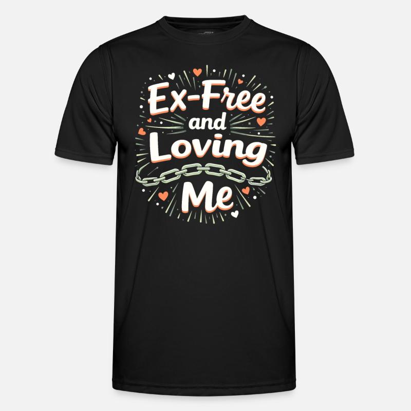 Separation empowerment, self-love, new beginnings - Men's Functional T-Shirt - black