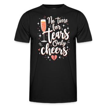 Trennungsermächtigung, Selbstliebe, Neuanfänge - Männer Funktions-T-Shirt - Schwarz - Vorne - AI Model Male 178 dark (178cm)
