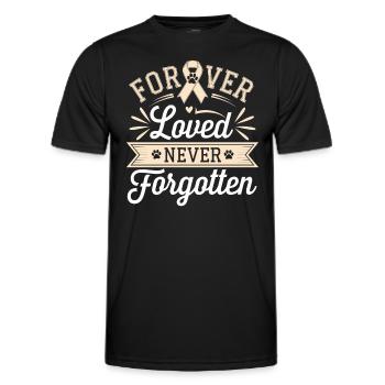 Freiwillige Tierrettung Animal Shelter Heroes - Men's Functional T-Shirt - black - Front - AI Model Male 178 dark (178cm)