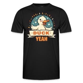 Nutztier-enten-enthusiasten Hinterhof-enten - Männer Funktions-T-Shirt - Schwarz - Vorne - AI Model Male 178 dark (178cm)