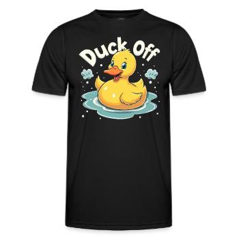 Nutztier-enten-enthusiasten Hinterhof-enten - Männer Funktions-T-Shirt - Schwarz - Vorne - AI Model Male 178 dark (178cm)