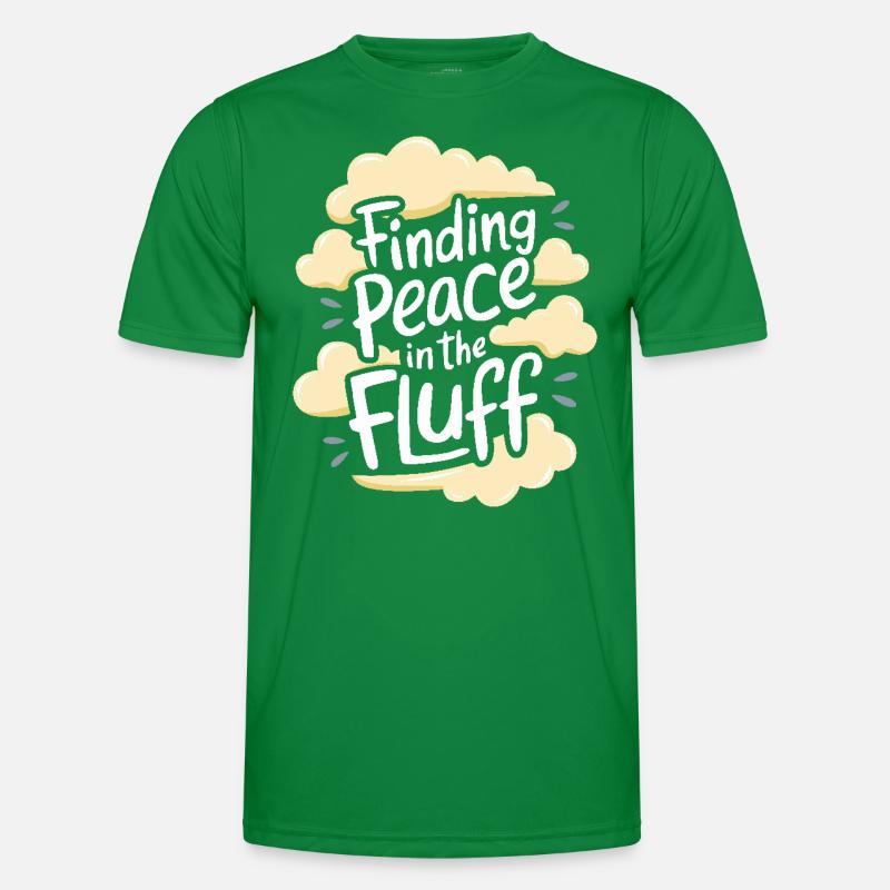 Cloudy view, Relaxing sky, Dreamy Men's Functional T-Shirt