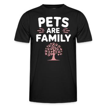 Freiwillige Tierrettung Animal Shelter Heroes - Men's Functional T-Shirt - black - Front - AI Model Male 178 dark (178cm)