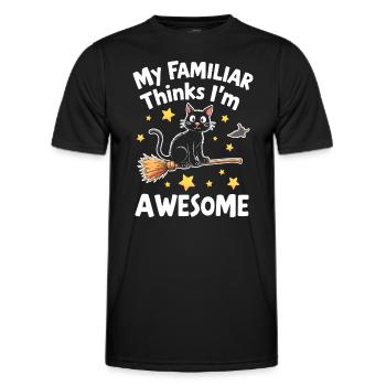 I'm pretty sure I'll have a - Men's Functional T-Shirt - black - Front - AI Model Male 178 dark (178cm)