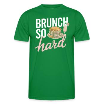 Brunch Kultur Bodenlos Mimosen Liebhaber - Männer Funktions-T-Shirt - Kelly Green - Vorne - AI Model Male 178 dark (178cm)