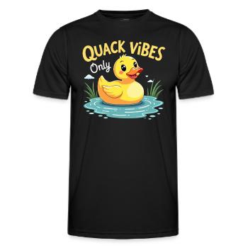 Nutztier-enten-enthusiasten Hinterhof-enten - Männer Funktions-T-Shirt - Schwarz - Vorne - AI Model Male 178 dark (178cm)
