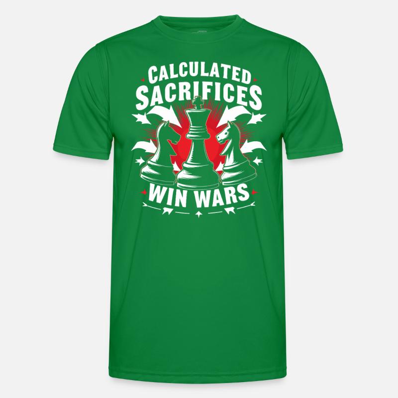 Chess Tacticians Strategy Masters Tactical Men's Functional T-Shirt