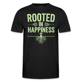 Plant Collector for Houseplant Collectors in the - Men's Functional T-Shirt - black - Front - AI Model Male 178 dark (178cm)
