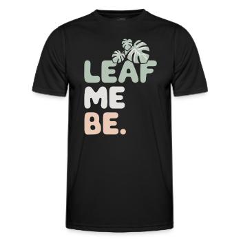 Plant Collector for Houseplant Collectors in the - Men's Functional T-Shirt - black - Front - AI Model Male 178 dark (178cm)