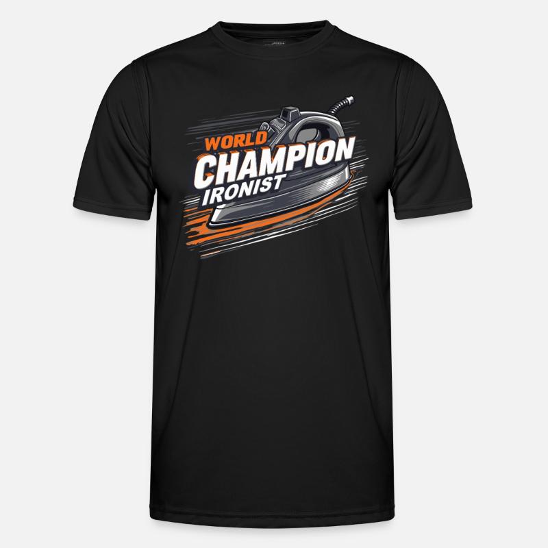 Extreme Ironing Competitive Funny Men's Functional T-Shirt