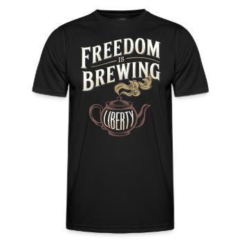 Boston Tea 1773 American Revolution Historic - Männer Funktions-T-Shirt - Schwarz - Vorne - AI Model Male 178 dark (178cm)