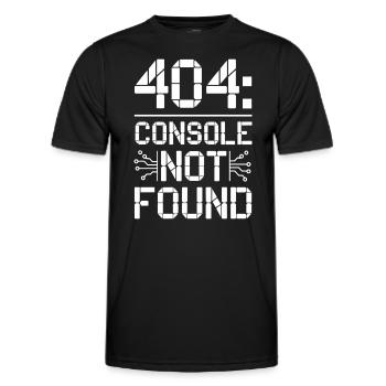 Retro Gaming Repair Vintage Console - Men's Functional T-Shirt - black - Front - AI Model Male 178 dark (178cm)