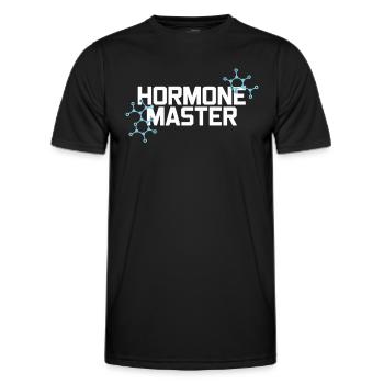 Science médicale pour l’endocrinologie - T-shirt sport Homme - noir - Devant - AI Model Male 178 dark (178cm)