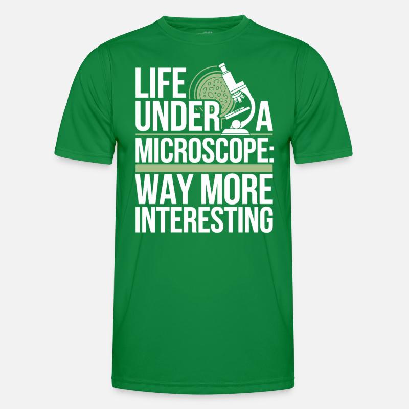 Passionné de microscope Technicien de laboratoire Science T-shirt sport Homme