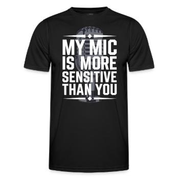 Asmr Creator Sensory Relaxation Calming - Men's Functional T-Shirt - black - Front - AI Model Male 178 dark (178cm)