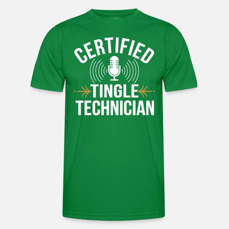 Asmr Creator Sensory Relaxation Calming Men's Functional T-Shirt