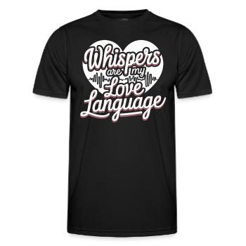 Asmr Creator Sensory Relaxation Calming - Men's Functional T-Shirt - black - Front - AI Model Male 178 dark (178cm)