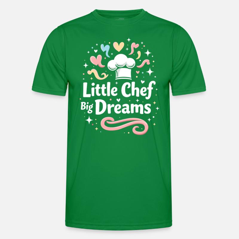 Junior Baking Candidate Young Chef Baking Men's Functional T-Shirt