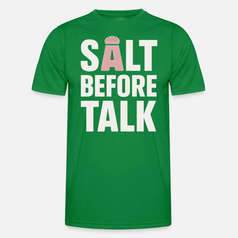 Salt Lover Sodium Dependent Nacl Meme Men's Functional T-Shirt