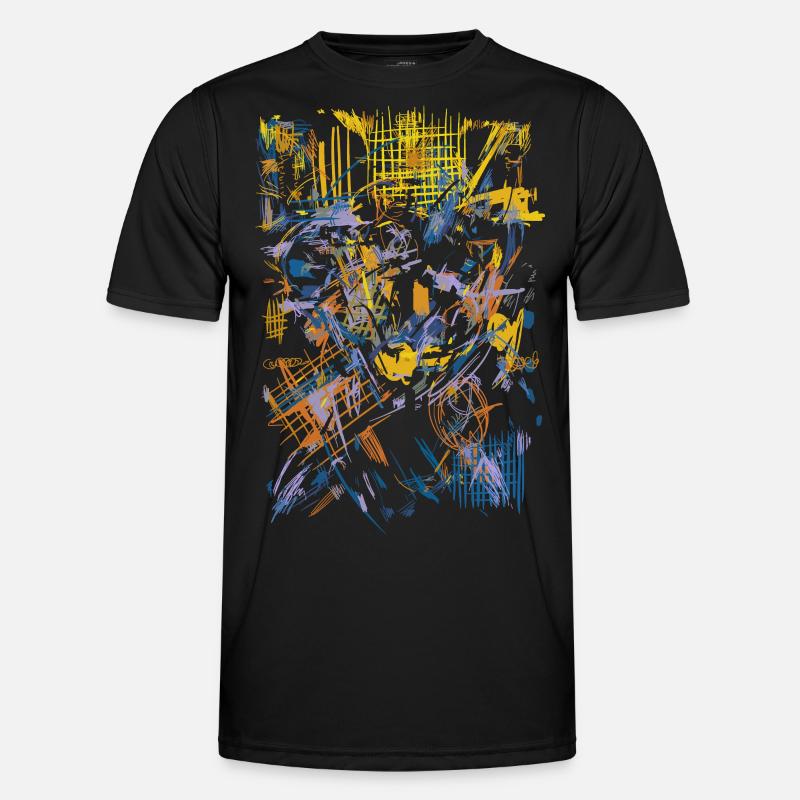 Abstract Art - Scifi - Men's Functional T-Shirt - black