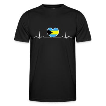 Bahamas - T-shirt sport Homme - noir - Devant - AI Model Male 178 dark (178cm)